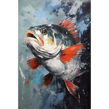 Canvas with Fish